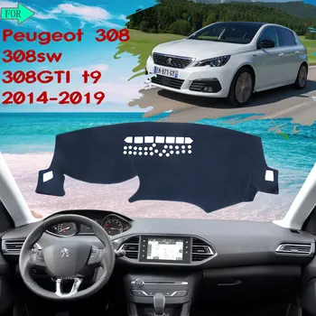 Paneļa Vāciņu Aizsardzības Izvairīties no Gaismas Paklājs Peugeot 308 T9~2019 308 308sw 308GTI SW GTI 2018 Saulessargs Auto Piederumi