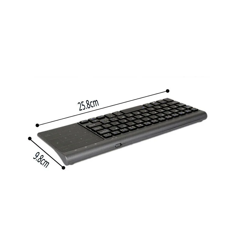 2.4 GHz Wireless Keyboard Mini Multimediju Tastatūra Grāmatiņa Klēpjdators, galda DATORS, TV Biroja Piederumi Datoru Papildierīces