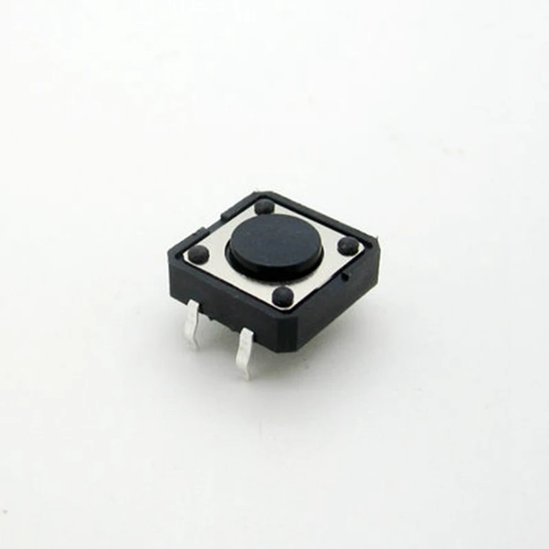 50gab Mini sērija 12*12*5 MM miniatūras veidu vertikālo push īslaicīgs smd tact switch pogu