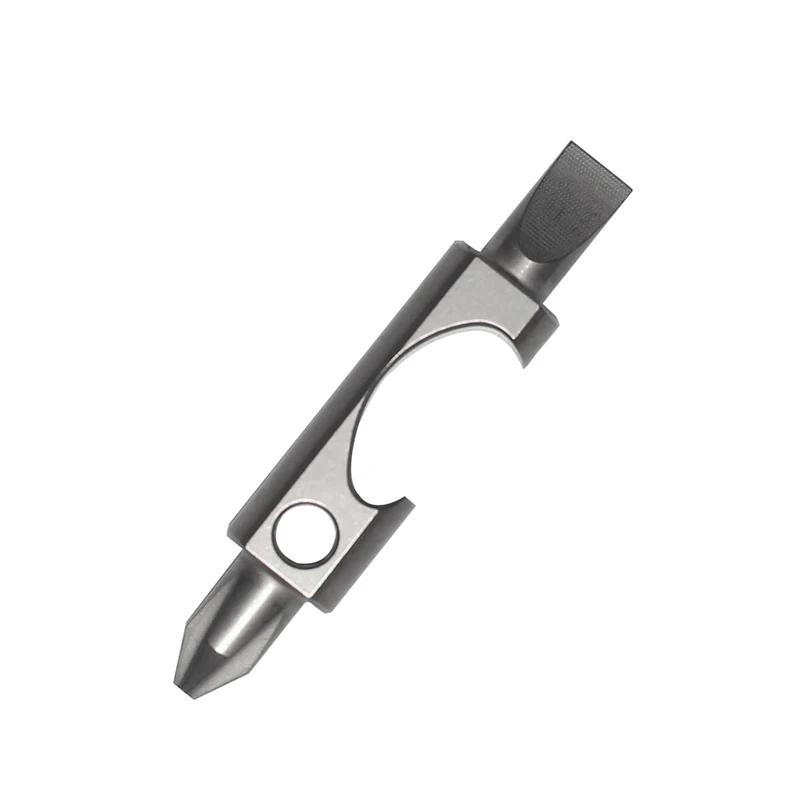 A104 Jaunu Daudzfunkciju produktu Titāna sakausējuma pudele nazis EDC multi-instruments, mini atslēgu kastē nazis vārdu krusta skrūvgriezi EDC