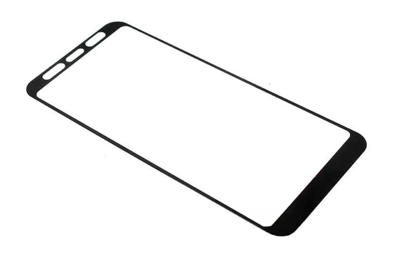 Aizsargājošu stikla Samsung J4 plus (2018. gadā) ar rāmi 9H pilna līme bez Iepakojuma