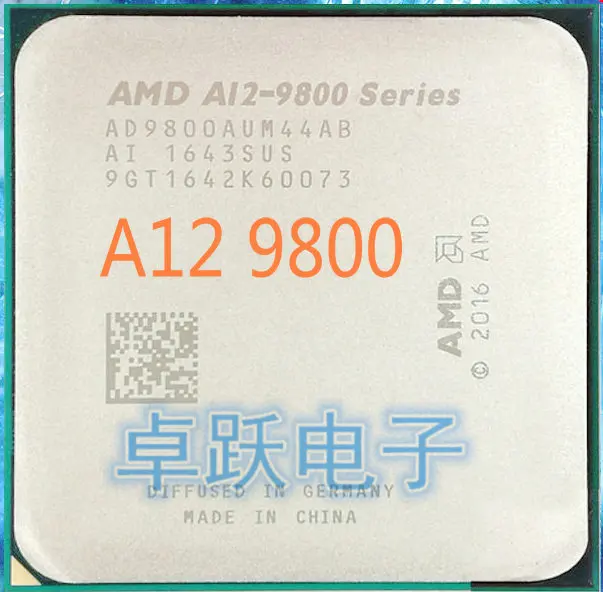 AMD A12-Sērijas A12-9800 A12 9800 3.8 GHz Quad-Core CPU Procesora ligzdai (Socket) AM4 bezmaksas piegāde