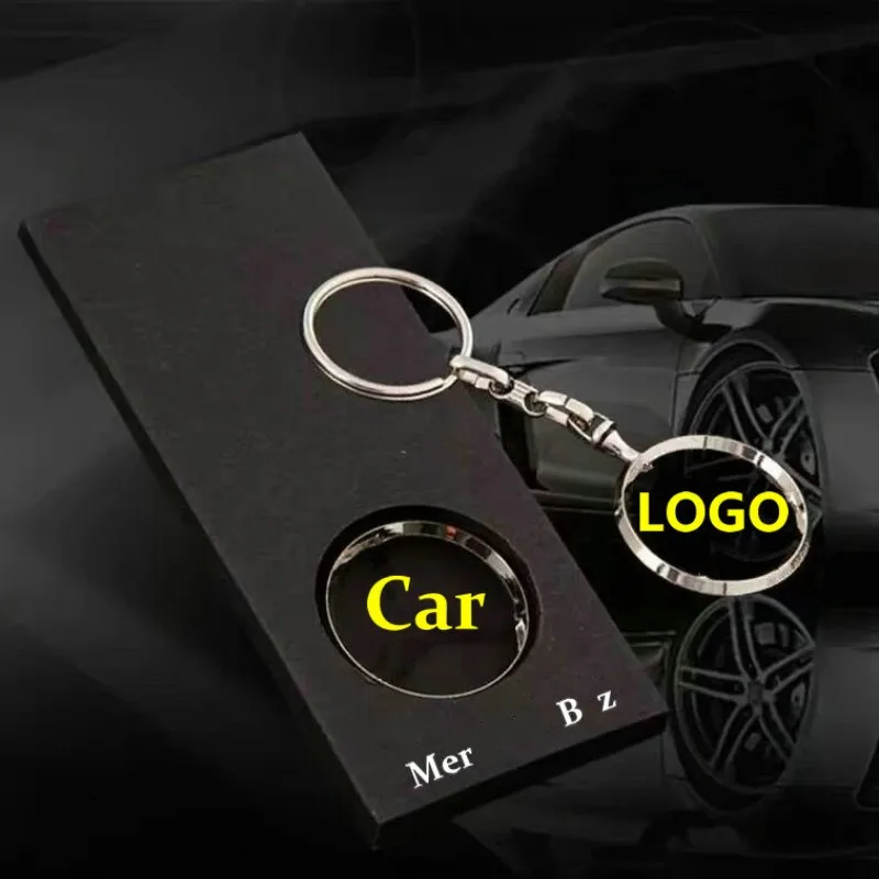 Atslēgu Gredzeni Mercedes Benz A B C E S R CLS GL GLK GLC ML SLK GLA GLE 3D Auto Keychain Metāla Keyring Key Chain Gredzenu Keychains