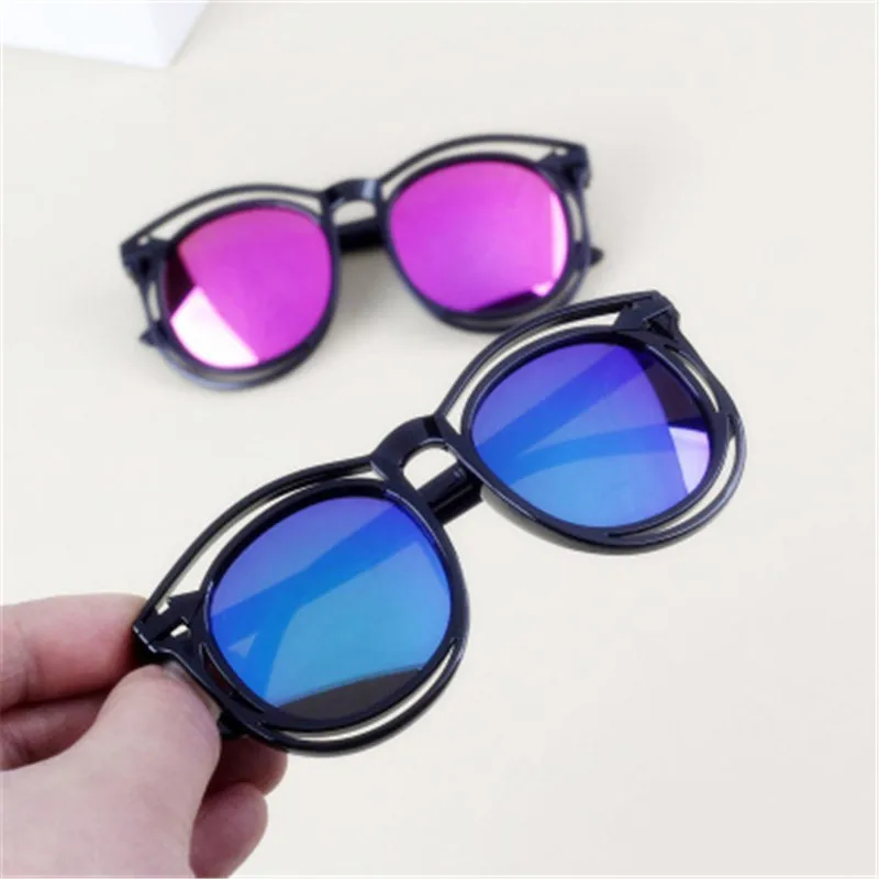 Beautyeye dizainers 2018 saulesbrilles bērnu modes krāsu saulesbrilles laukumā divpusējās dobja meitenes saulesbrilles augstas kvalitātes