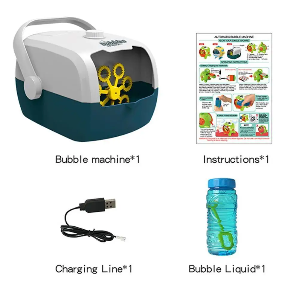Burbuļu Mašīna Automātiski Burbuļu Pūtējs Puse, Dzimšanas dienas Maker Kāzu Āra Rotaļu Dropshipping Vasaras Burbulis Bērniem P4R0