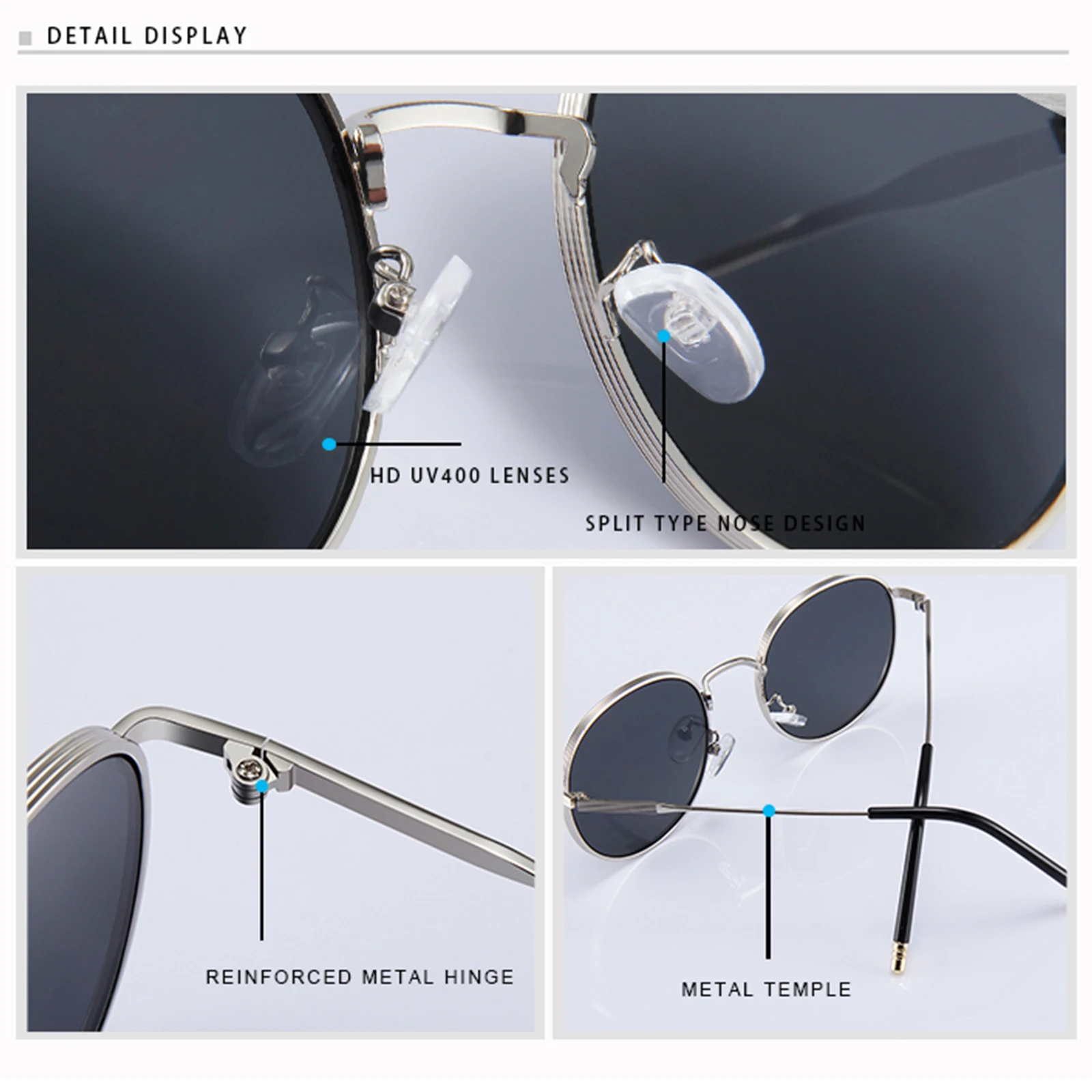 CONCHEN 2019 Jaunas Ielidošanas Modes Kārta Vintage Zīmolu Dizainera Saulesbrilles Par Sievietēm, Metāla Rāmis, Saules Brilles UV400 Oculos De Sol
