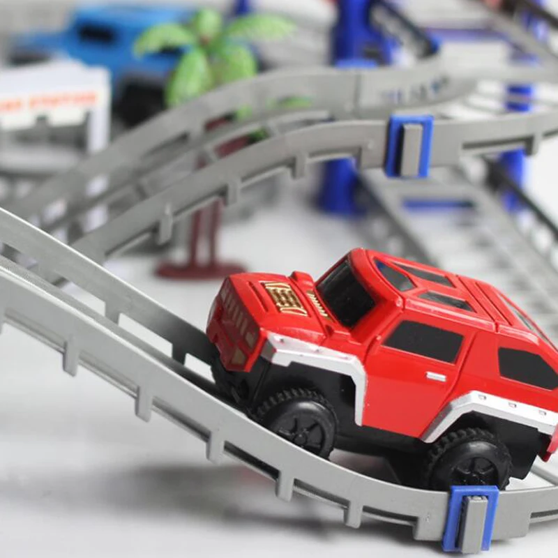 DIY Bērnu Rotaļlietas 3D Elektrisko Dzelzceļu, Automašīnas Modeli, Krāsu Trasē Sacīkšu Zinātnes Un Izglītības, Izglītības Rotaļlietas, Vairumtirdzniecība Šķirnes Ātrums