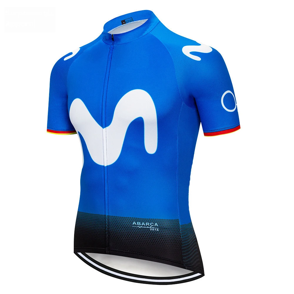 Ir 2021. Pasaules Turnejas KOMANDA MOVISTAR Riteņbraukšana Jersey Spānija Vasaras Ropa Ciclismo MTB Mens Quick-Dry Pro Velosipēdu Apģērbi Topi, Krekli Maillot