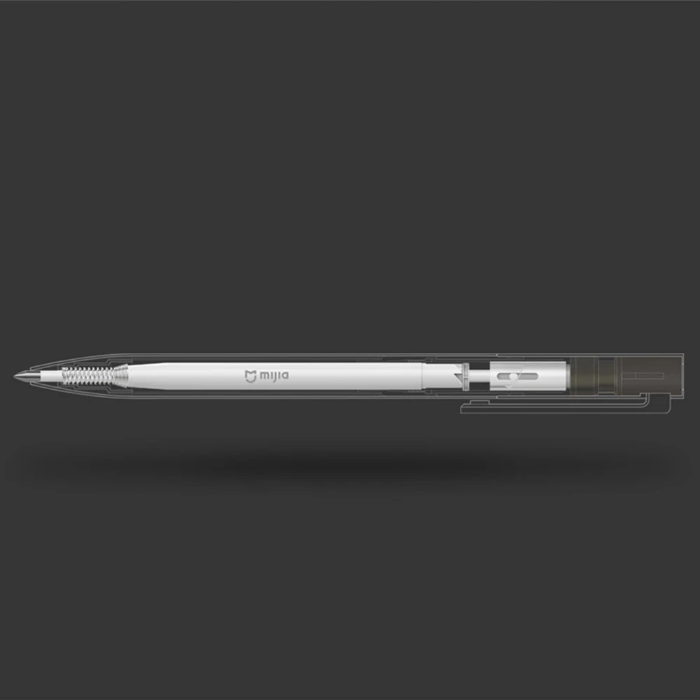 Jaunas Oriģinālas Xiaomi Mijia 0.5 MM Metāla zīmju Pildspalva Black Uzpilde Gluda Šveice MiKuni Japāna Tintes Ar Izvēles Relacement Uzpilde