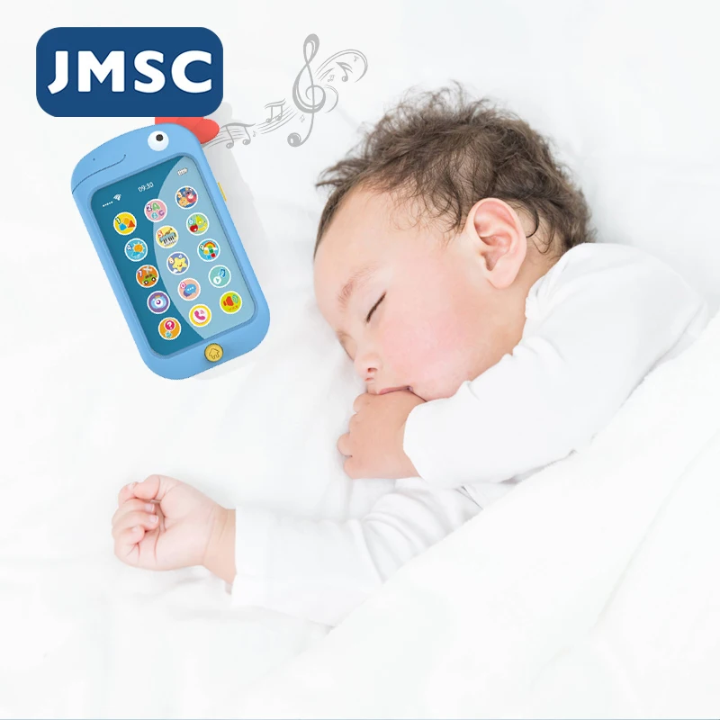JMSC Bērnu Tālruņa Rotaļlietas Mobilo Telefonu Agrīnās Izglītības Ķīniešu/angļu valodas apmācības Mašīna Teether Mūzikas Multi-Function Bērniem