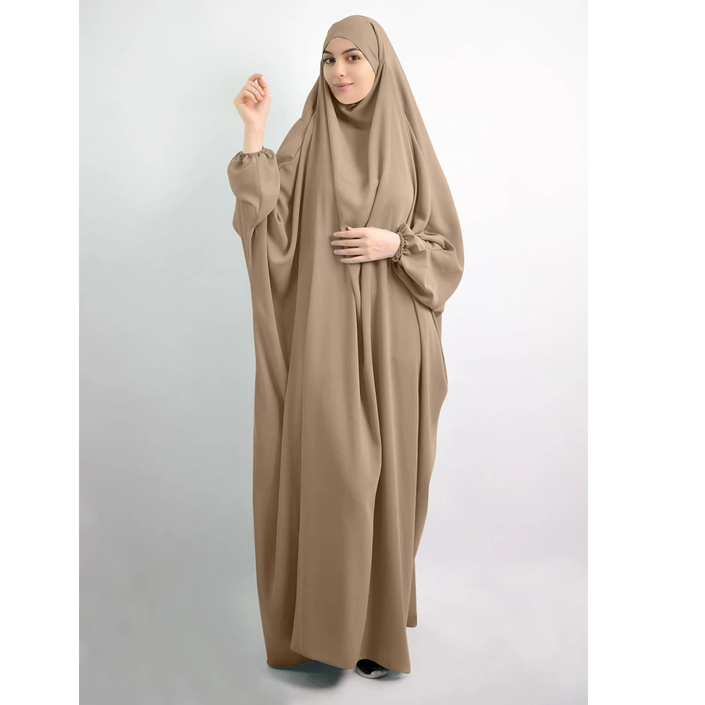 Kapuci Musulmaņu Sieviešu Kleita, Hijab Lūgšanu Apģērba Jilbab Abaya Ilgi Khimar Pilnībā Segtu Ramadāna Kleita Abayas Islāma Drēbes Niqab