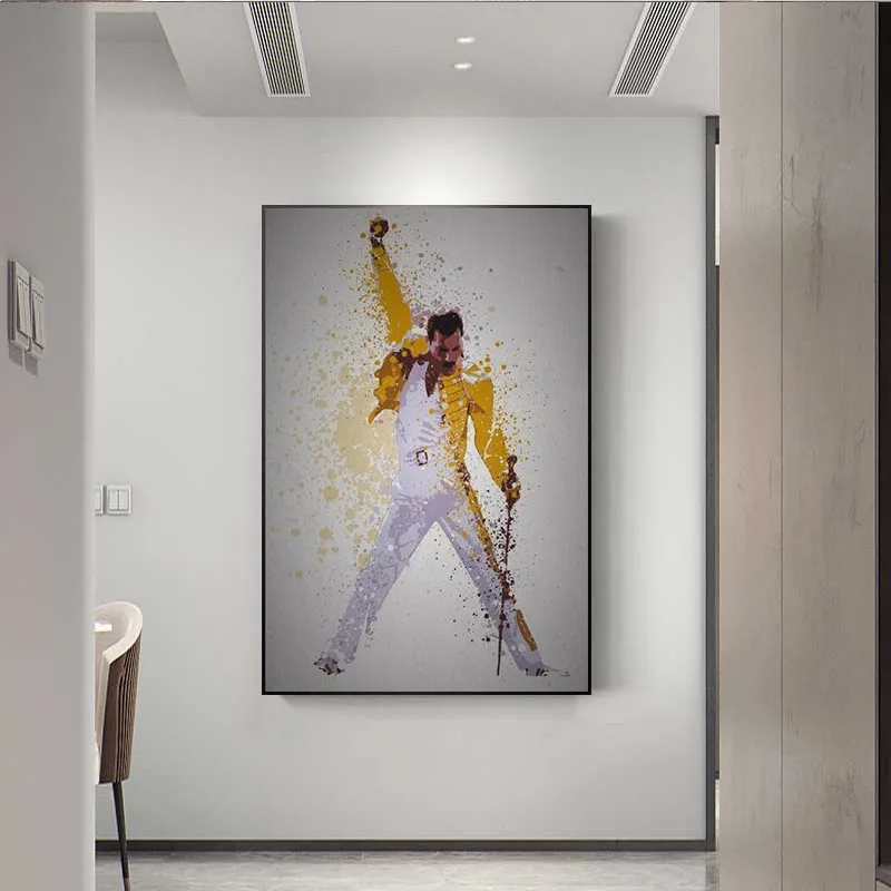 Karaliene Freddie Mercury Bohemian Rhapsody Kanvas Glezna Plakāti Un Izdrukas, Bildes Uz Sienas Anotācija Dekoratīvās Mājas Dekoru