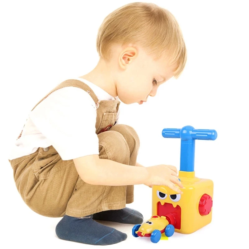 Karstā Izglītības Rotaļlieta Zinātnes Jauda Balonu Auto, Montessori rotaļlietas Eksperimenta Rotaļu Jautri Inerciālas Uzsākt Torņa Automašīnas Rotaļlietas Bērniem Dāvanu