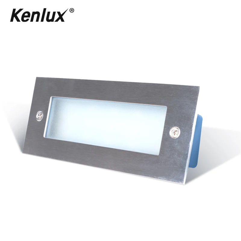 Kenlux Led kāpņu gaismas Padziļinājumā apgaismojums 3W 110mm / 4W 170mm AC85-265V Alumīnija āra & iekštelpu ūdensizturīgs augstas kvalitātes Sienas lampas
