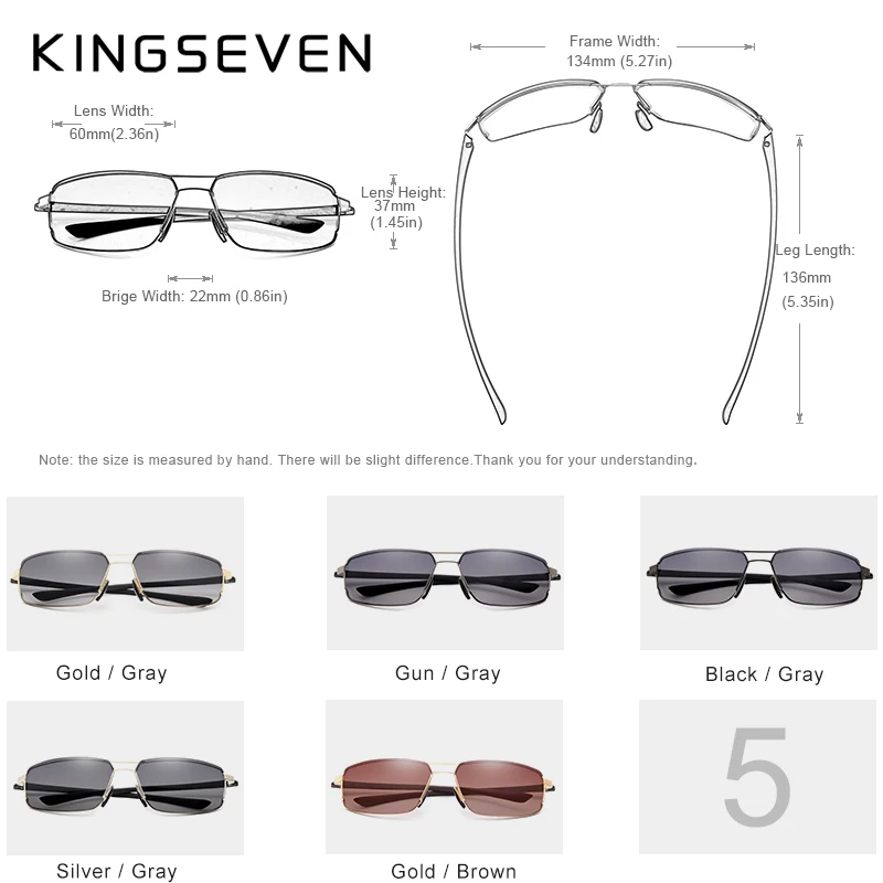 KINGSEVEN Zīmola Dizaina UV400 Saulesbrilles Slīpums Vīriešu un Sieviešu Braukšanas Vīriešu Kvadrātveida Saules Brilles Nerūsējošā tērauda Briļļu Oculos Gafas