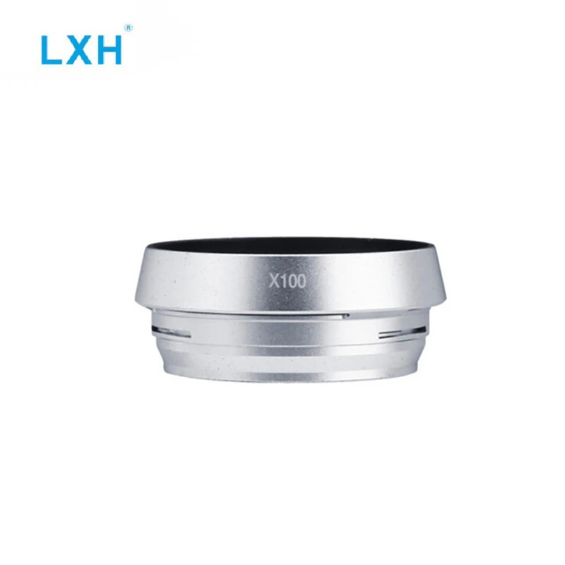 LXH Kameru Metāla X100 Blendi 49mm Skrūves Adaptera Gredzens Fujifilm Fuji X100 X100S X100T X100F X70 Aizstāj Fujifilm LH-X100