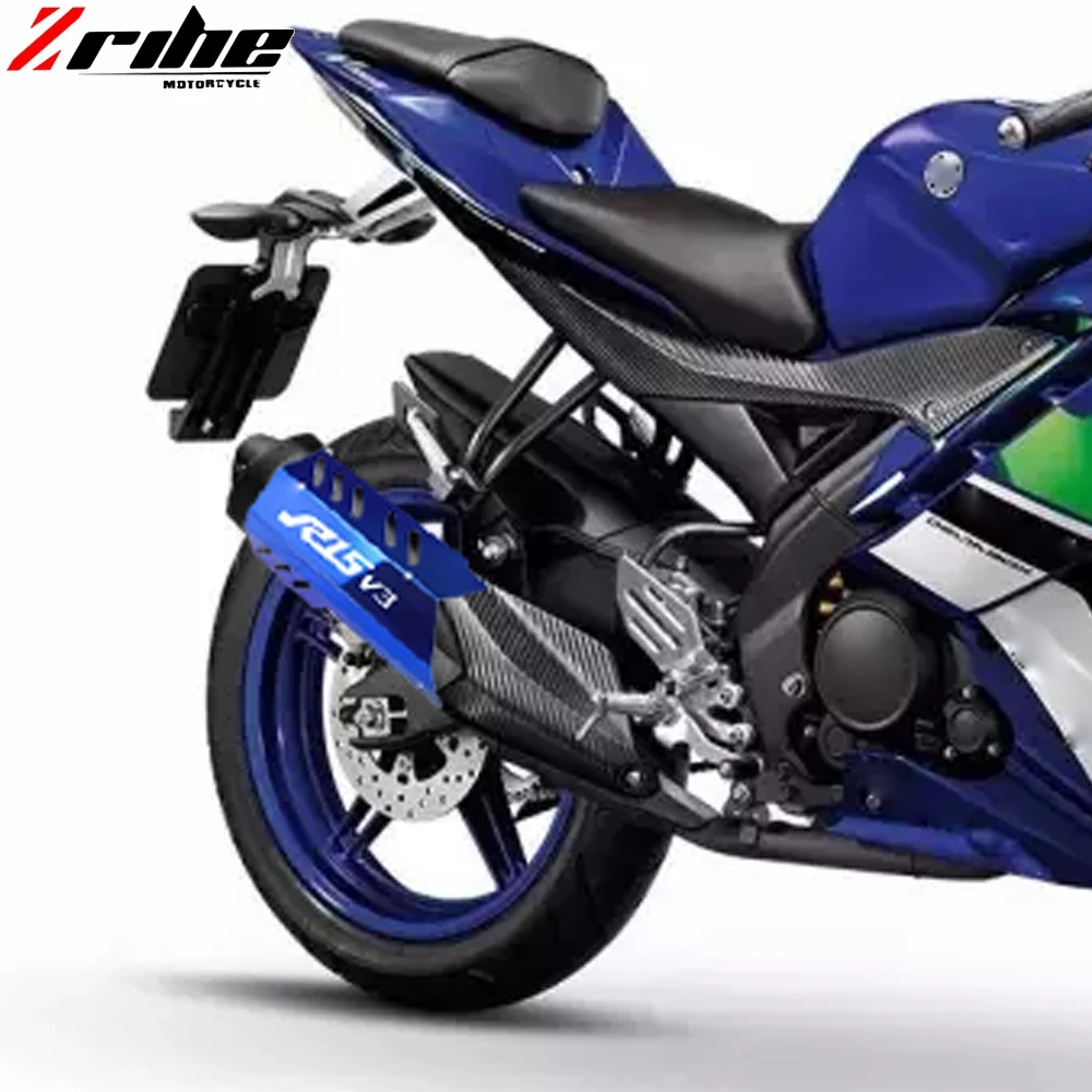 Motociklu Aksesuāri Yamaha YZF R15 V3 2017 2018 2019 2020 Alumium Izplūdes Caurules Vāka Aizmugurējās Muffler Vairogs Segtu MT15 MT-15