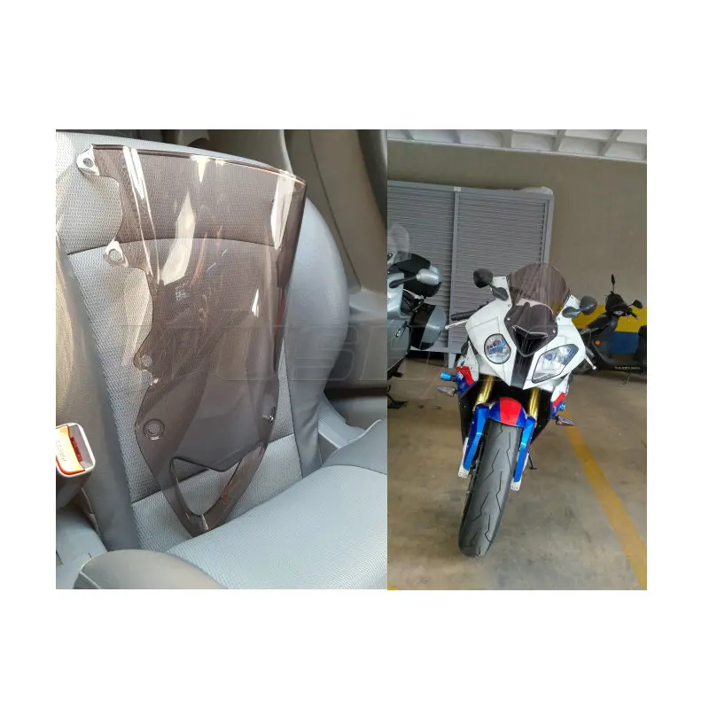 Motociklu Double Bubble Vējstikla Priekšējā stikla Ekrānā 2009 2010 2011 2012 2013 BMW S1000RR S 1000 RR 1000RR Irīdija 14