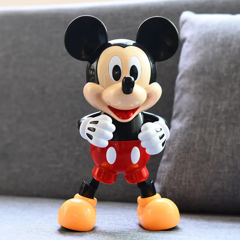 Patiesu Disney Elektriskie Robot Dejas Mickey Rīcības Attēls Dejotājs Mūziku Ar Apgaismojumu Modeļu Lelle Agrīnās Izglītības Rotaļlieta Bērniem Dāvanu