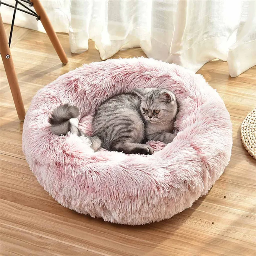 Plīša Super Soft Suns Gulta Mājdzīvnieku Audzētava Kārta guļammaiss sauļošanās krēslu Kaķis Mājā Ziemā Silts Dīvāns Grozu Mazs Vidējs Liels Suns