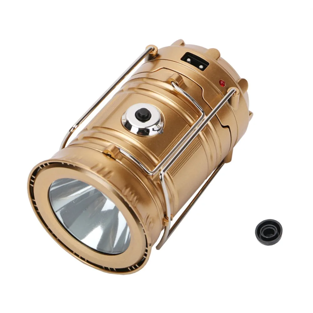 Portatīvie Saules Laternas LED Kempings Gaismu Uzlādējams Iebūvēts Litija Akumulators Rokas Lampas, Āra Camping Lanterna Telts Gaismas
