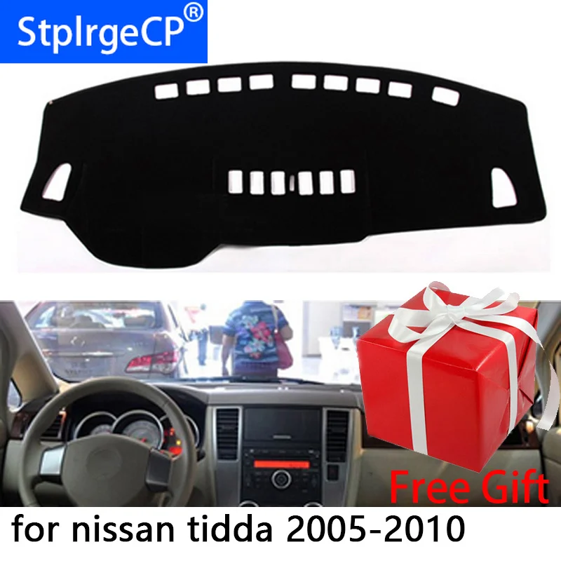 Priekš Nissan Tiida C11, 2007 - 2011 Labās un Kreisās Rokas Piedziņas Automašīnas Paneļa Aptver Mat Ēnā Spilvenu Pad Paklāji Aksesuāri