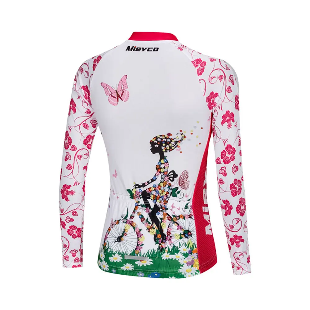 Riteņbraukšana Jersey sieviešu 2019 mtb Rudenī velosipēds drēbes ar garām piedurknēm jersey road bike Ropa biciclet cycling wear