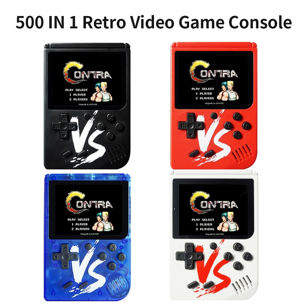 Rokas Spēle Spēlētāji 500 1 Retro Video Spēļu Konsole, Rokas Spēli, Pārnēsājamo Kabatas Spēļu Konsole, Mini Portatīvais Atskaņotājs Bērniem
