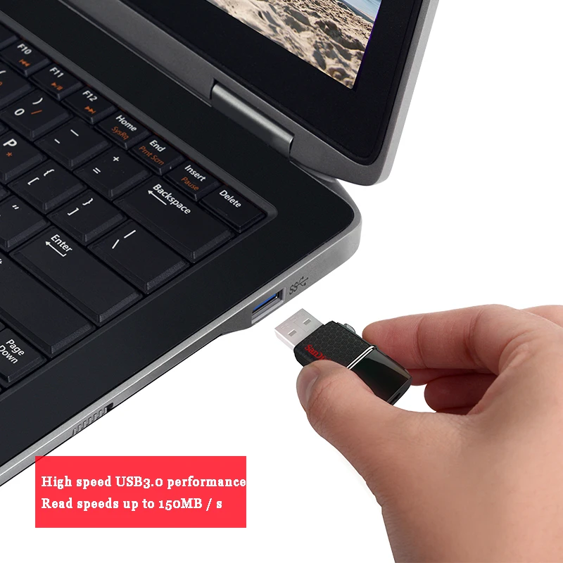SanDisk Pen Drive 64GB, 128GB 32GB USB 3.0 Flash Drive 16GB Pendrive 32GB 64GB Atmiņas USB Stick150mb/s Viedtālrunis/Tablet/PC
