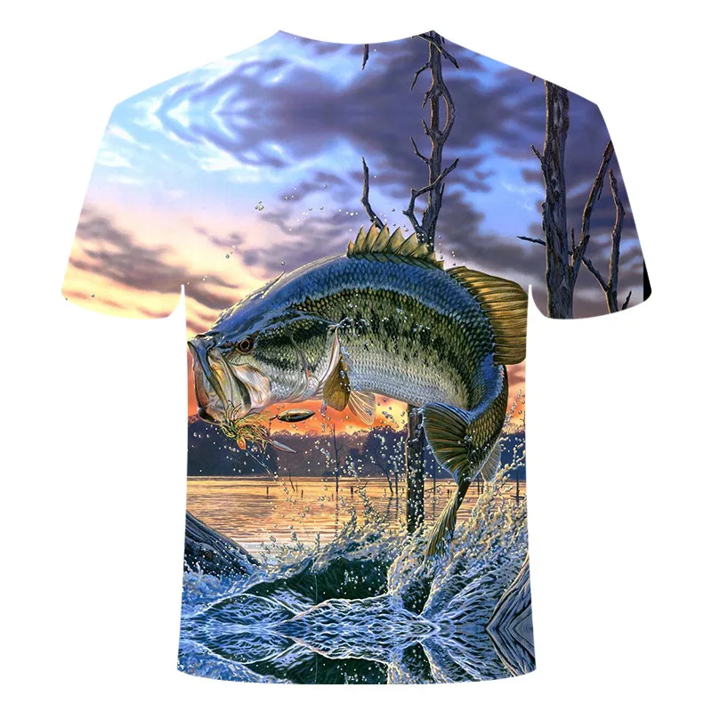 Smieklīgi Dzimšanas dienas Dāvanas Klāt Tēvam Fishinger T-Krekls 3D JŪRAS tunča Iespiests T Krekls Vīriešiem Zvejnieks Joks t-krekls homm