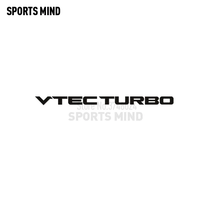 Sporta Prātā VTEC TURBO Automašīnas Vējstikla Decal Uzlīmes Automašīnām Car Styling Honda Fit Džeza JDM Eksterjera Aksesuāri