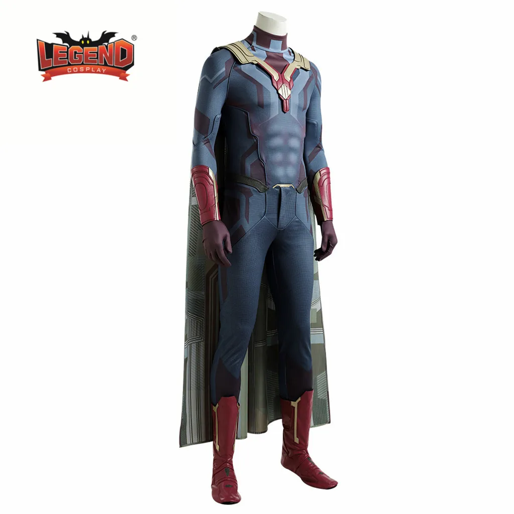 Supervaronis Redzējumu Viktors Ēnā Cosplay Tērpu Halloween Drēbes redzējumu cape apmetnis pasūtījuma
