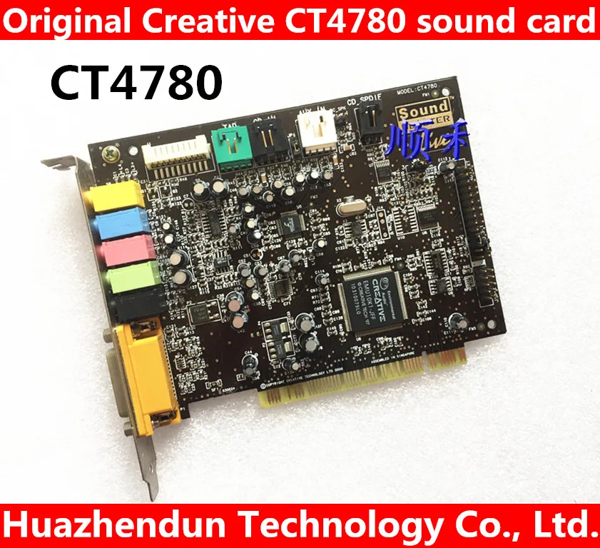 Sākotnējo RADOŠO CT4780 PCI 4.1 SKAŅAS KARTE atbalsta xp/win7 STRĀDĀ LABI