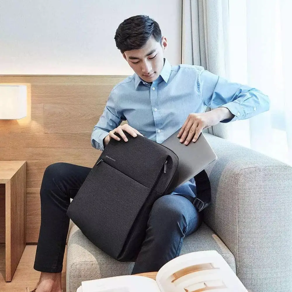 Sākotnējā Xiaomi Mi Pilsētas Mugursoma 2 Ūdensizturīgs Travel Business Backpack Pilsētas Dzīves Stils 15.6 Collu Portatīvo datoru Soma Smart Klēpjdators
