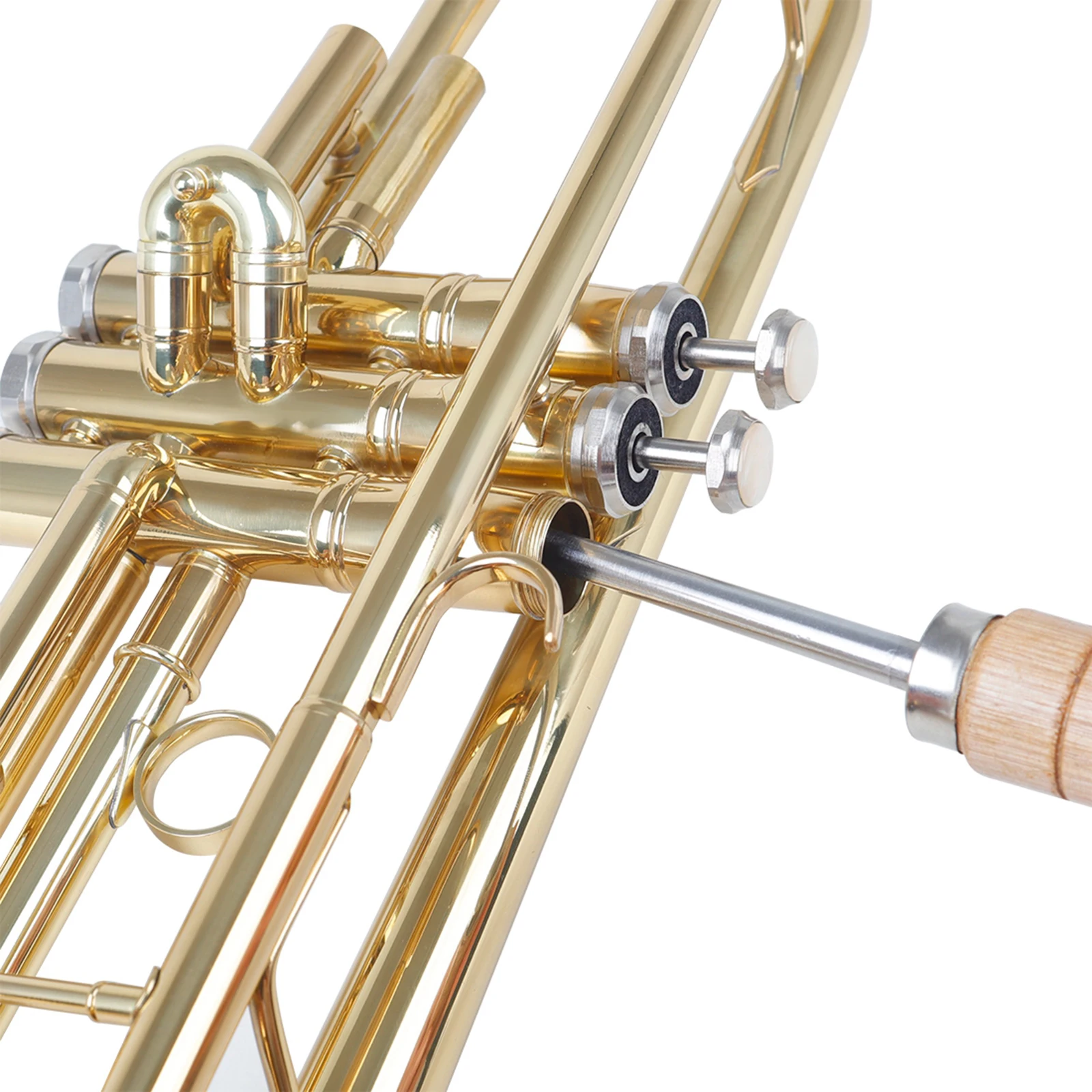 Taures Remonta Rīku Komfortu Rokturis Pulēta Mūzikas Instrumentu Apkope ar 2 Metāla Bumbiņas, Aksesuāri, Detaļas,