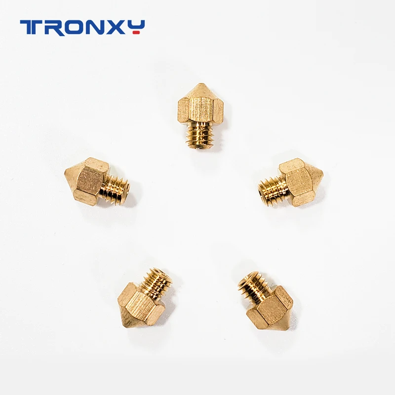 Tronxy 3D printeri vara Uzgalis ar 3D PRINTERI Presēt sprauslas, kuru izmērs ir 0,2 mm 0,3 mm 0,4 mm