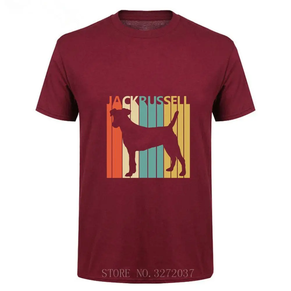 Vintage 1970 Ziedu raksts, Jack Russell T krekli vīriešu terjers badass tetovējums t cute pet slikts suns T-krekls cilvēks suņu mīļotājiem Tees