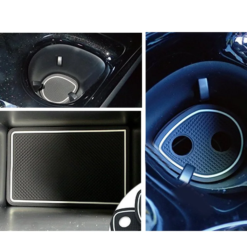 Vtear Toyota C-HR CHR veidošanas piederumi Vārtiem spēļu pad gumijas paklājiņš, durvju paklājiņš anti-slip Kausa pad Interjera dekorēšana 2017-2019