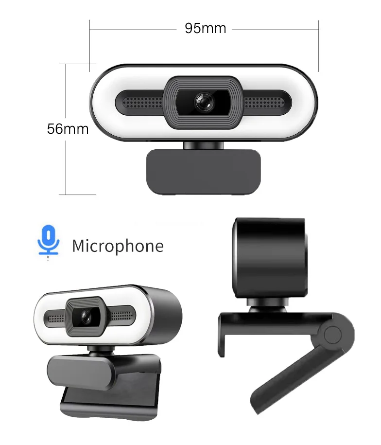 Xiaomi 2K 4K Konferences PC Kameras Autofokusu, USB Web Kameru Klēpjdators, Desktop Office Tiekoties Mājās Ar Mic 1080P HD Web Cam