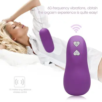 Bezvadu Tālvadības Vibrators 68 dažādu frekvenču gaismas Lekt Olu magic Bullet olas Kabatā Vibrācijas Massager