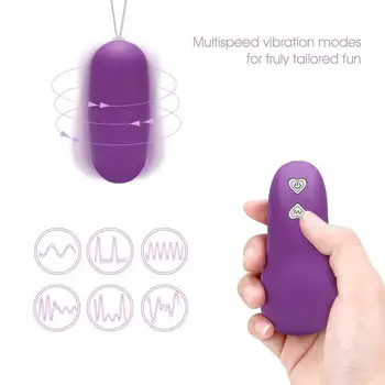 Bezvadu Tālvadības Vibrators 68 dažādu frekvenču gaismas Lekt Olu magic Bullet olas Kabatā Vibrācijas Massager