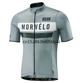Ir 2021. morvelo jaunākās pro komanda, kas atbilstu augstākās kvalitātes Vīriešu vasaras īsām piedurknēm riteņbraukšana svīteri Riteņbraukšana kokvilnas krekli ar īsām piedurknēm krekls