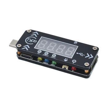 USB Uzlādes Izraisīt Lādētāju Voltmetrs Ammeter 5V/9V/12V/15V/20V/PPS PD2.0 PD3.0 Veidu-C USB Mānekļi Ierīce PD Lādētāju