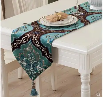 Eiropas luksusa vienkāršu galda karogu high-end pusdienu galda auduma galdauts kafijas galda drānu TV ministru kabineta segtu dvieļu gulta karoga tabl