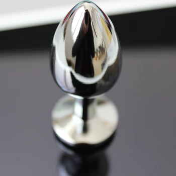 34mm gabals nerūsējošā tērauda anālais dildo metāla butt plug ar dimanta dārgakmens SM pieaugušo spēle seksa rotaļlietu pāris, sieviešu, vīriešu geju masturbate