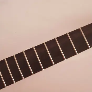 Nepabeigtā kļavu 24 frets rožkoka fretsboard 7 stīgas elektriskā ģitāra kakla