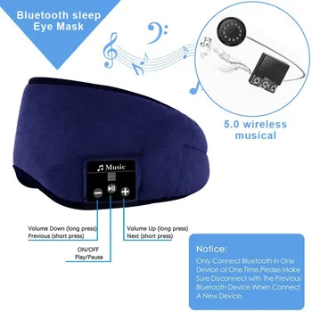 Miega Austiņas Bluetooth 5.0 Austiņas Acu Maska Vīrieši Sievietes Trokšņa Slāpēšanas Miega Maska Ar Regulējamu Siksniņu