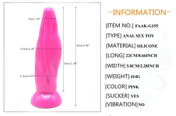 FAAK liels anālā seksa rotaļlietas ar piesūcekni silikona anālais dildo radošo pieaugušo produkti pāris sievietēm, vīriešiem fetišs seksa veikals butt plug