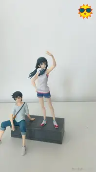 Pop Up Parāde Dēdēšanas Ar Jums Pāris Amano Haruna Morishima Hodaka PVC Rīcības Attēls Rotaļlietu Anime Kolekciju Modelis Lelle Dāvanas
