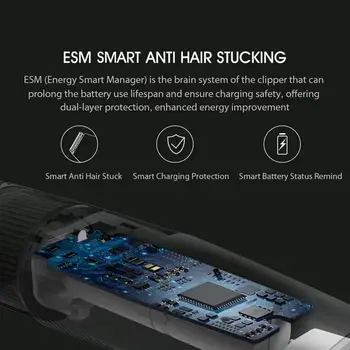 ENCHEN Sharp3S Profesionālo Vīriešu Elektriskie Matu Clipper USB Lādējamu Matu Trimmeris, Matu Griezējs Vīriešiem Pieaugušo Žiletes Formā